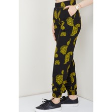 Banada Moda Etnik Desenli Dar Paçalı Jogger Pantolon
