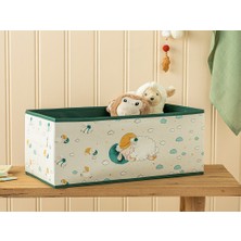 English Home Kuzu Pamuk Polyester Oyuncak Sepeti 50X20X25 cm Bej