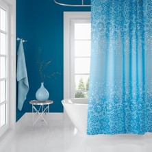 Zethome Banyo Duş Perdesi 6303 180 x 200 Perde Borusu Askı Aparatı 120 x 200 cm