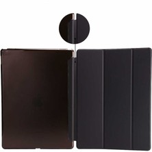 Gpack Apple iPad 9.7 2017 5.nesil Kılıf Smart Cover Kapaklı Standlı Uyku Modlu Sm1 Bronz