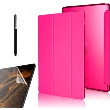 Gpack Apple iPad 9.7 2018 6.nesil Kılıf Smart Cover Kapaklı Standlı Uyku Modlu SM11 + Nano + Kalem Pembe