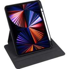 Gpack Apple iPad Pro 11 2018 Kılıf Termik Arkası Şeffaf Smart Kapaklı Kalem Bölmeli T1 Turkuaz