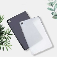 Smcase Samsung Galaxy Tab S6 Lite P610 Uyumlu Kılıf Silikon Arkası Buzlu Lüx Koruma S2 Renksiz