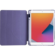 Smcase Apple iPad 9.7 2018 6.nesil Uyumlu Kılıf Standlı Katlanabilir Pu Silikon Tf1 Siyah