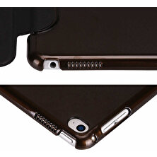 Case Street Apple iPad Air 10.9 2022 5.nesil Kılıf Smart Cover Kapaklı Standlı Uyku Modlu SM33 + Nano + Kalem Gri