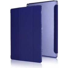 Case Street Casestreet Apple iPad 10.2 2021 9.nesil Kılıf Smart Cover Kapaklı Standlı Uyku Modlu Sm2 Lacivert