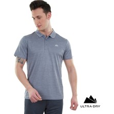 Alpinist Horizons Ultra Dry Erkek Polo T-Shirt Koyu Gri