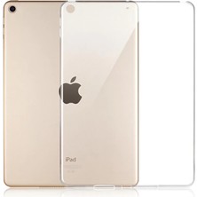 Smcase Apple iPad 10.2 8.nesil Uyumlu Kılıf Silikon Arkası Buzlu Lüx Koruma S2 Renksiz