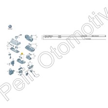 Pelit Otomotiv Seat  Leon  Toledo  Altea  Alhambra Makyaj Okuma Lambası 3B0947109