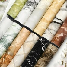 abnturk Desenli Kendinden Yapışkanlı Folyo Kağıt Duvar Kaplama 45 cm x 5 Metre Duvar Kağıdı