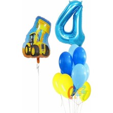 Çıtı Pıtı Store Inşaat Balon Kepçe Balon Set