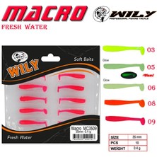 Wily Macro Lrf Silikon Yem 3.5cm Cl: 9