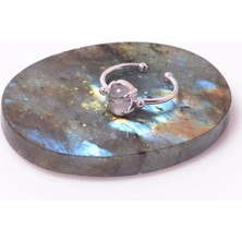 Taş Sandığı Rutil Kuvars Taşı Yüzük - Ayarlamalı