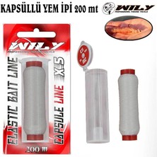 Wily Kapsüllü Elastik Yem Ipi 200 mt 0.15 mm