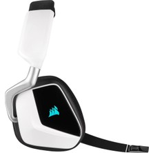 Corsair Void RGB Elite Wireless Premium 7.1 CA-9011202-EU Mikrofonlu Kulak Üstü Oyuncu Kulaklığı Beyaz