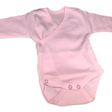 Neocotton Pamuklu Kruvaze Bebek Alttan Cıtcıtlı Body