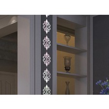 Home Jamin Dekoratif Süs Bordür Ayna Gümüş 20X Pleksi Dekoratif Bordür Ayna Antre 7*7cm