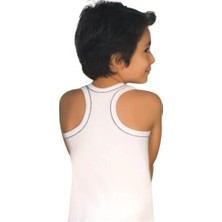 Tutku Erkek Çocuk Beyaz Spor Atlet 6'lı Paket 0130