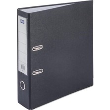 Kraf Plastik Klasör Geniş A4 Siyah 10 Adet