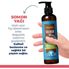 Munich Vet Somon Yağı 200ML Kedi ve Köpekler Için Omega 3 ve 6 Içerikli