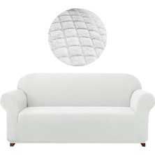 Furkan Ticaret Likrali Koltuk, Kanepe, Çekyat Örtüsü 3 Kişilik Koltuk Örtüsü Lastikli, Pitikare Desen