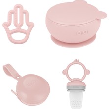 Oioi Pink Dörtlü Set (Püre+Vakumlukase+Pod+Anneineli)