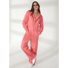 Wrangler Wrangler Pembe Kadın Tulum Kick Flare TULUM-W237XM