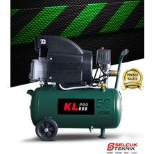 Klpro 50 Litre Hava Kompresörü KLK50 2 Hp 8 Bar