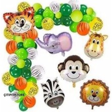 Çıtı Pıtı Store Safari Lüks Balon Zincir Set