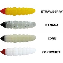 ef&fe Grl Yüzen 3cm  Kokulu Kurt ( Mısır ) Beyaz  ( 1pk=20 Adet)