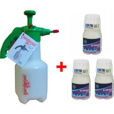 Artı 3 Adet Bayer K-Othrine SC50 50ML Hamam, Kalorifer Böceği Ilacı ve 2lt Gardener Basınçlı Pompa
