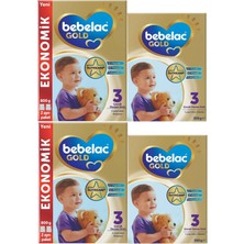 Bebelac Gold 1150GR (800GR+350GR) No:3 Devam Sütü (1+ Yaş) (2 Li Set)