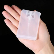 Epazzar 3 Adet Parfüm Şişesi Sıvı Doldurulabilir Mini Çanta Cep Boy 20 ml Plastik Boş Parfüm Şişesi 3 Adet