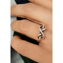 Ose Shop Ayarlanabilir 925AYAR Gümüş El Işi Tasarım Düğüm Yüzük