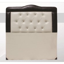 Bengi Ticaret Başlık Alc Yağmur Model 120 cm Baby Face Kumaş Kenarları Deri Krem-Siyah Renk El Yapımı