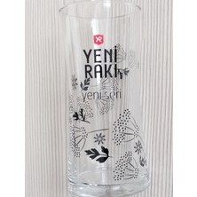 Sanat Taciri 6 Adet Yeni Seri Rakı Bardağı + Buz Kovası Maşa Hediyeli