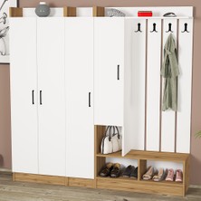 Kalender Dekor Lityum-1-2-3 Portmanto Vestiyer Ayakkabılık RS02