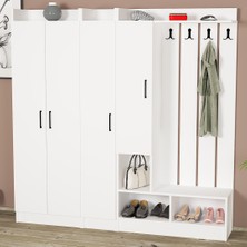 Kalender Dekor Lityum-1-2-3 Portmanto Vestiyer Ayakkabılık RS01