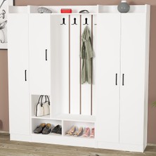Kalender Dekor Lityum-1-2-3 Portmanto Vestiyer Ayakkabılık RS01