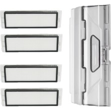 Mija Roborock S6 Max Uyumlu Toz Haznesi ve 4 Ad Hepa Filtre