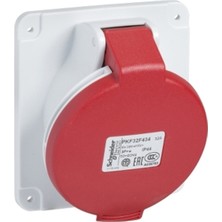 Schneider PKF32F434 4X32A. IP44 Eğik M.prizi