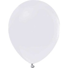 Alya Süs Balon Düz 5 Inc Beyaz 100 Adet