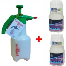 Artı 2 Adet K-Othrine SC50 50ML Hamam, Kalorifer Böceği Ilacı ve 1,5lt Gardener Basınçlı Ilaçlama Pompası