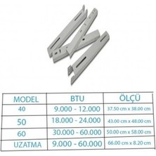 Emex Klima Dış Ünite Montaj Ayağı Kaliteli Sağlam Konsol 9000 -12000 Btu