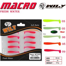Wily Macro Lrf Silikon Yem 3.5 cm 0.4 gr