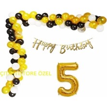 Çıtı Pıtı Store Lüks Doğum Günü Balon Zincir Seti