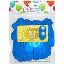 Balonevi Nedı Balon Metalık Lavıvert 20 Lı