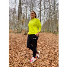 Moreno 410773 Basic Sweat Neon Yeşil