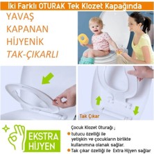 Evata Kids Yetişkin ve Çocuk Klozet Kapağı ( Tak Çıkar - Kolay Montaj )