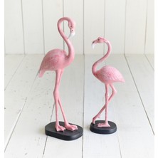 Mini Wooden Toys Dekoratif 2 Li Flamingo